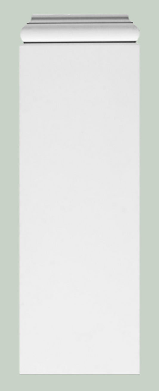 Orac Decor K202 Base Per Pilastro Decorazione Arredo Purotouch® Poliuretano Alta Densità Bianco Resistente Agli Urti Calore Acqua Facile Da Installare Verniciabile Pretrattato Primer Acrilico Impermeabile Interno Esterno Ambienti Umidi 18,5x4,1x54,1 cm