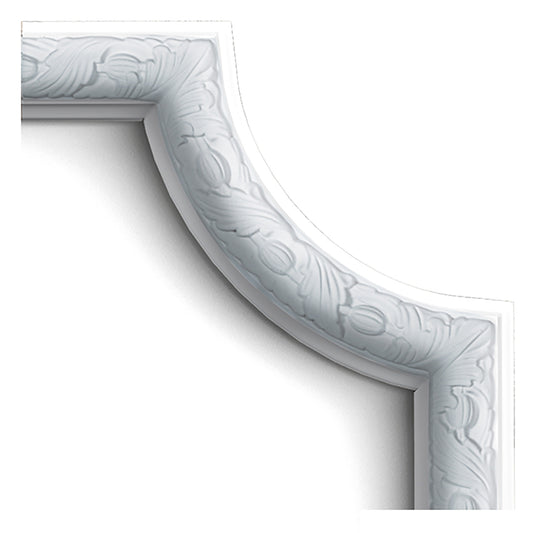 Orac Decor P101A Angolo Elemento Decorativo Per Cornice Purotouch® Poliuretano Alta Densità Bianco Resistente Agli Urti Calore Acqua Facile Da Installare Verniciabile Pretrattato Primer Acrilico Impermeabile Interno Esterno Ambienti Umidi 24,5x24,5x2,4 cm