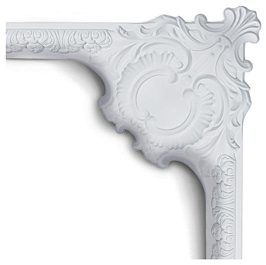 Orac Decor P3020A Angolo Elemento Decorativo Per Cornice Purotouch® Poliuretano Alta Densità Bianco Resistente Agli Urti Calore Acqua Facile Da Installare Verniciabile Pretrattato Primer Acrilico Impermeabile Interno Esterno Ambienti Umidi 42,7x42,7x4 cm