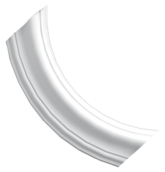 Orac Decor P8030C Angolo Elemento Decorativo Per Cornice Duropolymer® Polistirene Alta Densità Bianco Resistente Agli Urti Calore Acqua Facile Da Installare Verniciabile Pretrattato Primer Acrilico Impermeabile Interno Esterno Ambienti Umidi 19x8,6x1,7 cm