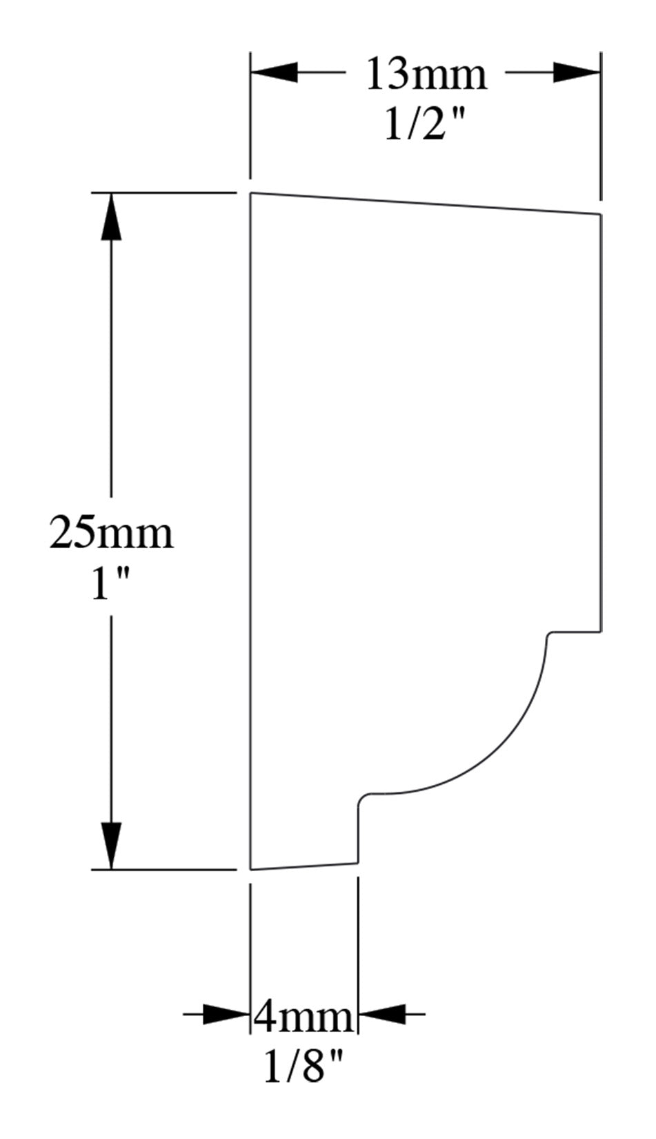 Orac Decor P9050F Cornice Profilo Parete Purotouch® Poliuretano Flessibile Flex Bianco Resistente Agli Urti Calore Acqua Facile Da Installare Verniciabile Pretrattata Primer Acrilico Impermeabile Per Interno ed Esterno Ambienti Umidi Misura 200x2,5x1,3 cm