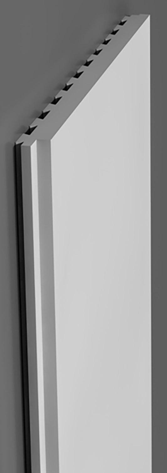 Orac Decor PX147 Cornice Profilo Pannellatura Parete Duropolymer® Polistirene Alta Densità Bianco Resistente Urti Calore Acqua Facile Da Installare Verniciabile Pretrattata Primer Acrilico Impermeabile Interno Esterno Ambienti Umidi Misura 200x16,9x0,9 cm