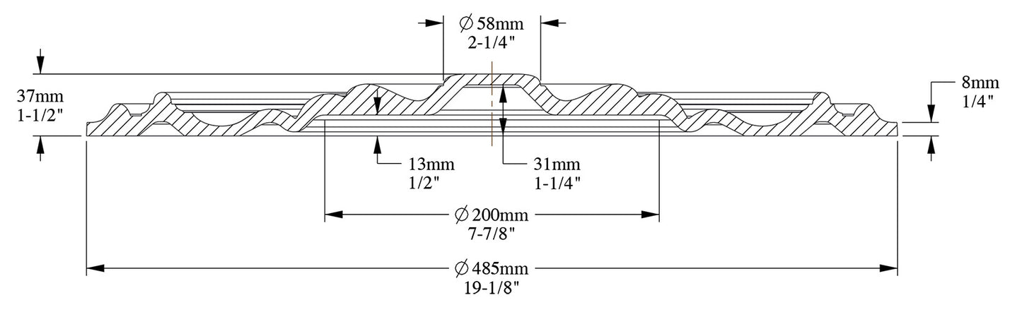 Orac Decor R09 Rosone Rotondo Tondo Liscio Purotouch® Poliuretano Alta Densità Bianco Resistente Urti Calore Acqua Facile Da Installare Verniciabile Pretrattato Primer Acrilico Impermeabile Interno Esterno Ambienti Umidi Diametro Ø 48,5 Spessore 3,7 cm