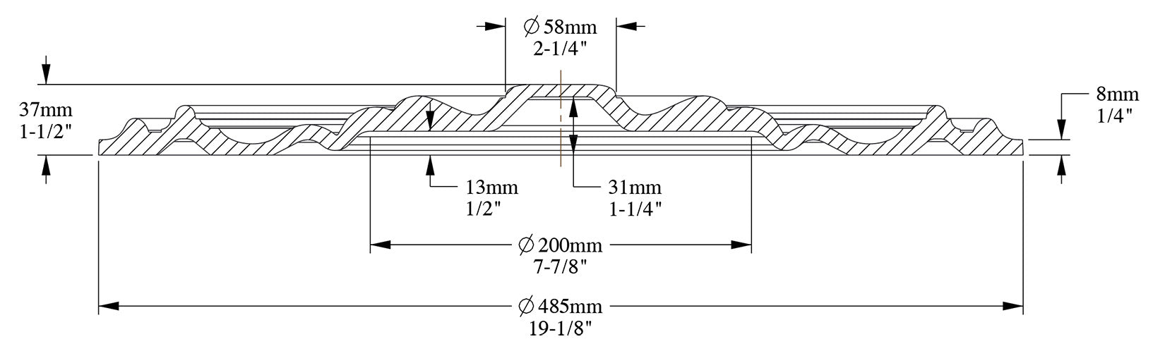Orac Decor R09 Rosone Rotondo Tondo Liscio Purotouch® Poliuretano Alta Densità Bianco Resistente Urti Calore Acqua Facile Da Installare Verniciabile Pretrattato Primer Acrilico Impermeabile Interno Esterno Ambienti Umidi Diametro Ø 48,5 Spessore 3,7 cm