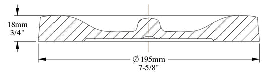 Orac Decor R12 Rosone Forma Fiore Floreale Purotouch® Poliuretano Alta Densità Bianco Resistente Urti Calore Acqua Facile Da Installare Verniciabile Pretrattato Primer Acrilico Impermeabile Interno Esterno Ambienti Umidi Diametro Ø19,5 Spessore 1,8 cm