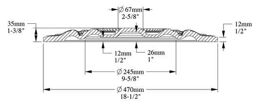Orac Decor R17 Rosone Forma Fiore Foglie Purotouch® Poliuretano Alta Densità Bianco Resistente Urti Calore Acqua Facile Da Installare Verniciabile Pretrattato Primer Acrilico Impermeabile Interno Esterno Ambienti Umidi Diametro Ø 47 cm Spessore 3,5 cm