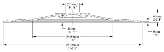 Orac Decor R24 Rosone Soffitto Design Floreale Fiori Purotouch® Poliuretano Alta Densità Bianco Resistente Agli Urti Calore Acqua Facile Da Installare Verniciabile Pretrattato Primer Acrilico Impermeabile Interno Esterno Ambienti Umidi Diametro Ø79 H6 cm