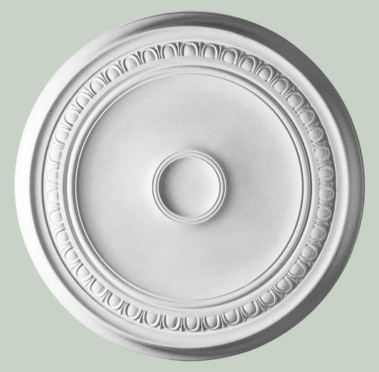 Orac Decor R77 Rosone Classico Tondo Rotondo Soffitto Purotouch® Poliuretano Alta Densità Bianco Resistente Urti Calore Acqua Facile Da Installare Verniciabile Pretrattato Primer Acrilico Impermeabile Interno Esterno Ambienti Umidi Diametro Ø62 H4,2 cm