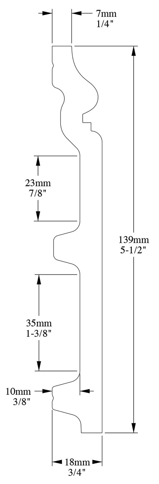 Orac Decor SX118-RAL9003 Battiscopa Zoccolino Parete Duropolymer® Polistirene Alta Densità Bianco Resistente Urti Calore Acqua Facile Da Installare Verniciabile Pretrattata Primer Acrilico Impermeabile Interno Esterno Ambienti Umidi Misura 200X13,9X1,8 cm
