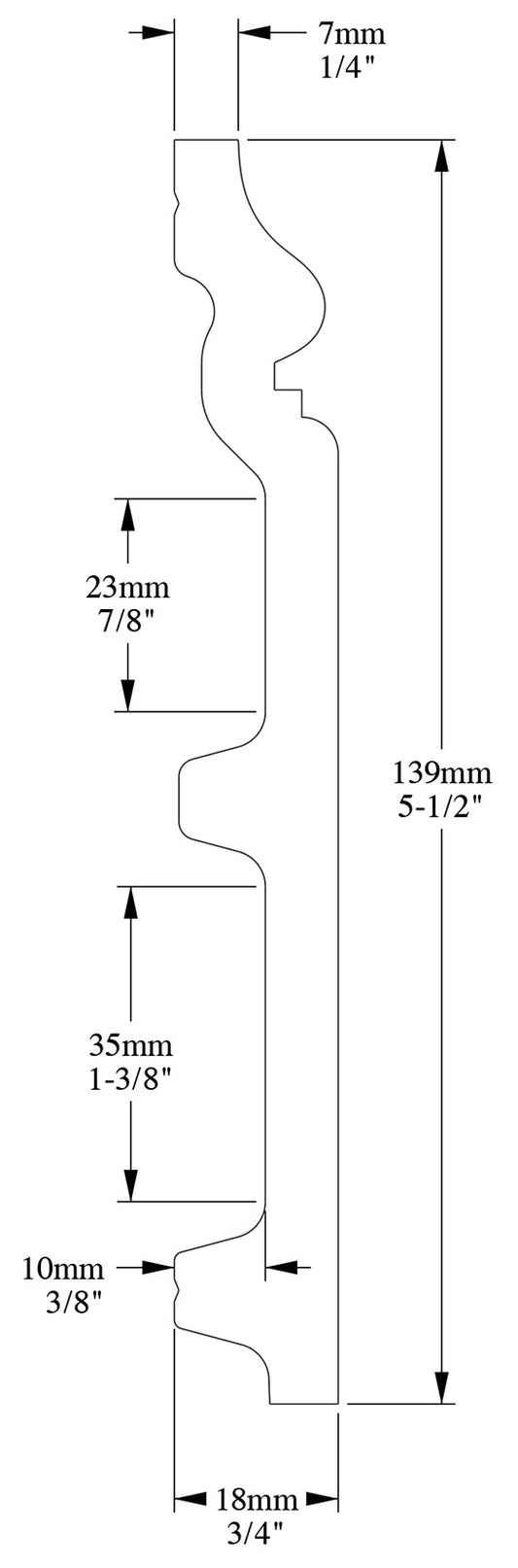 Orac Decor SX118 Battiscopa Zoccolino Parete Duropolymer® Polistirene Ad Alta Densità Bianco Resistente Urti Calore Acqua Facile Da Installare Verniciabile Pretrattata Primer Acrilico Impermeabile Per Interno Esterno Ambienti Umidi Misura 200X13,9X1,8 cm