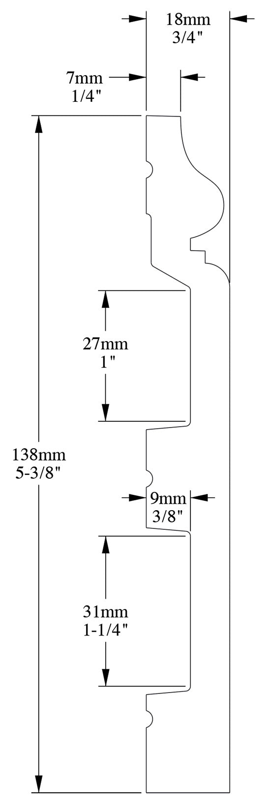 Orac Decor SX118F Battiscopa Zoccolino Parete Purotouch® Poliuretano Flessibile Flex Bianco Resistente Urti Calore Acqua Facile Da Installare Verniciabile Pretrattata Primer Acrilico Impermeabile Per Interno ed Esterno Ambienti Umidi Misura 200X13,9X1,8cm