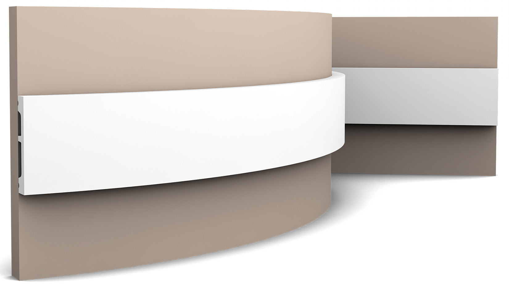 Orac Decor SX157F Battiscopa Zoccolino Parete Purotouch® Poliuretano Flessibile Flex Bianco Resistente Urti Calore Acqua Facile Da Installare Verniciabile Pretrattata Primer Acrilico Impermeabile Per Interno ed Esterno Ambienti Umidi Misura 200x6,6x1,3 cm