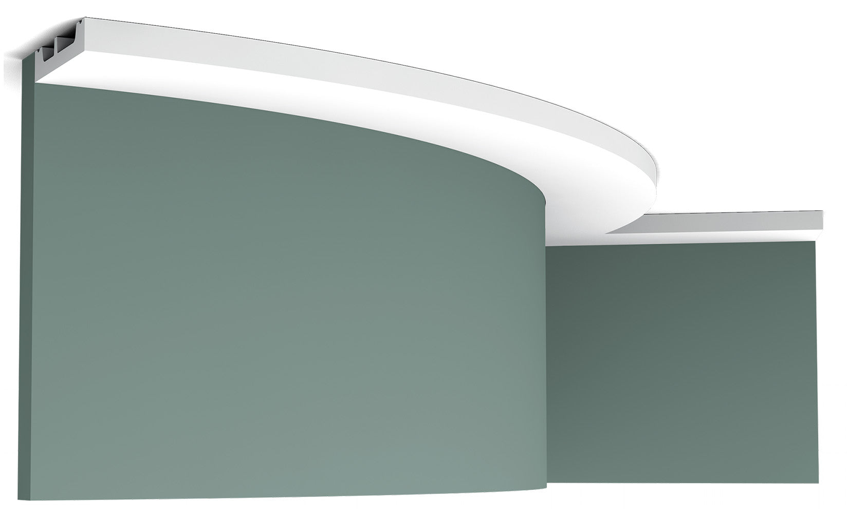 Orac Decor SX157F Battiscopa Zoccolino Parete Purotouch® Poliuretano Flessibile Flex Bianco Resistente Urti Calore Acqua Facile Da Installare Verniciabile Pretrattata Primer Acrilico Impermeabile Per Interno ed Esterno Ambienti Umidi Misura 200x6,6x1,3 cm