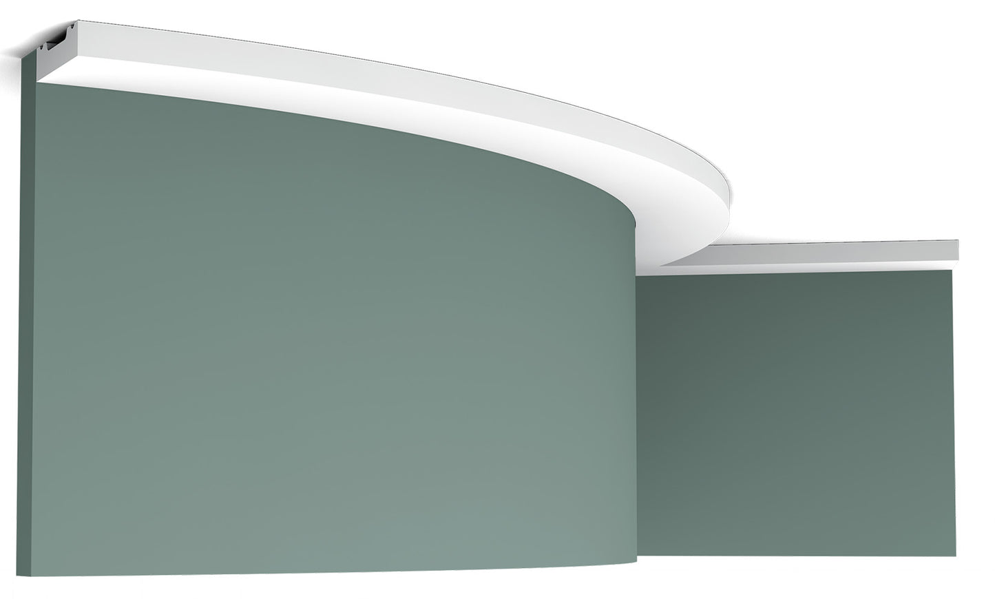 Orac Decor SX162F Battiscopa Zoccolino Parete Purotouch® Poliuretano Flessibile Flex Bianco Resistente Urti Calore Acqua Facile Da Installare Verniciabile Pretrattata Primer Acrilico Impermeabile Per Interno ed Esterno Ambienti Umidi Misura 200x4x1 cm