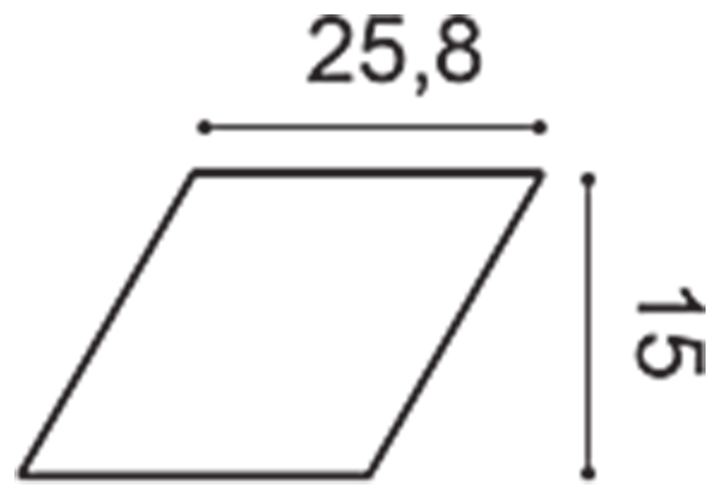 Orac Decor W100 Rombus Pannello Murale 3D Rombo Parete Purotouch® Poliuretano Alta Densità Bianco Resistente Agli Urti Calore Acqua Facile Assorbimento Acustico Da Installare Verniciabile Acrilico Impermeabile Interno Esterno Ambienti Umidi 25,8x15x3 cm
