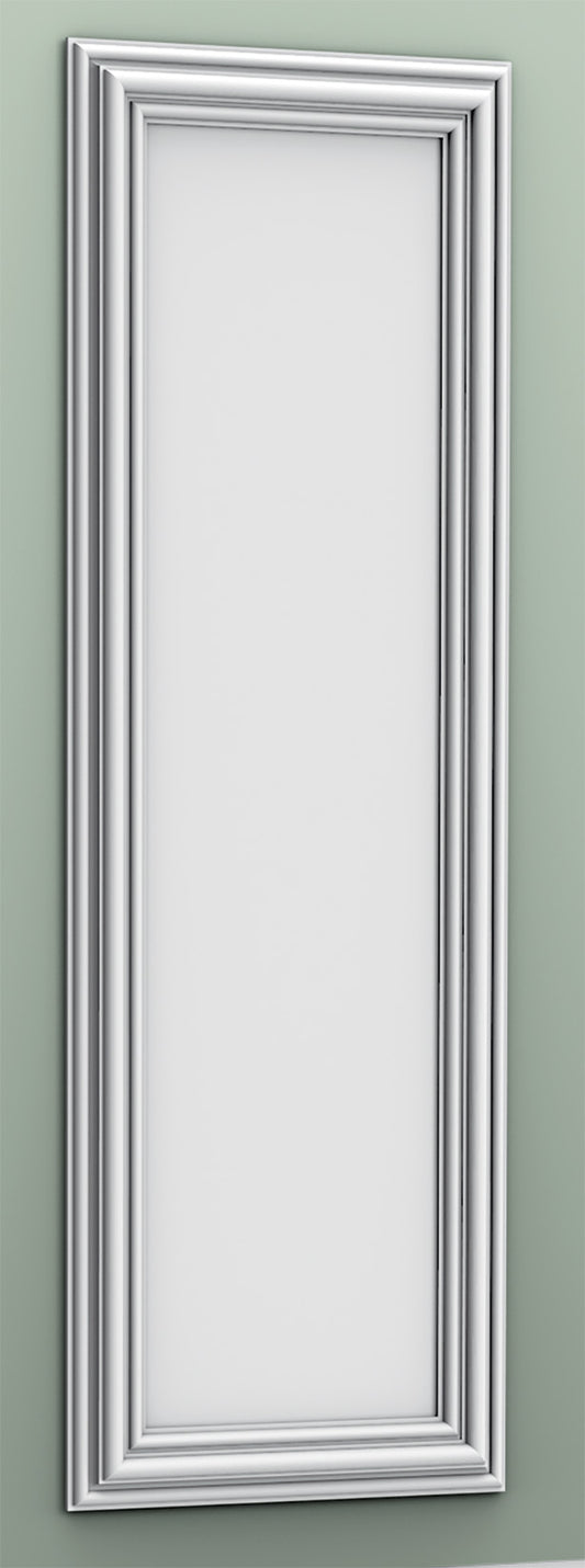 Orac Decor W120 Autoire Pannello Murale 3D Rettangolare Decoro Parete Purotouch® Poliuretano Alta Densità Bianco Resistente Agli Urti Calore Acqua Assorbimento Acustico Facile Da Installare Verniciabile Acrilico Impermeabile Interno Esterno 150x50x3,2 cm