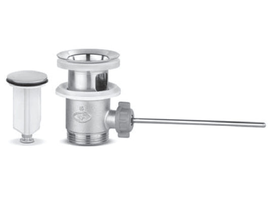 Piletta Di Scarico Duemmeggi Piletta NF 1" 1/4 Scarico Automatico Materiale Ottone Finitura Cromata Made in Italy Garanzia 5 Anni