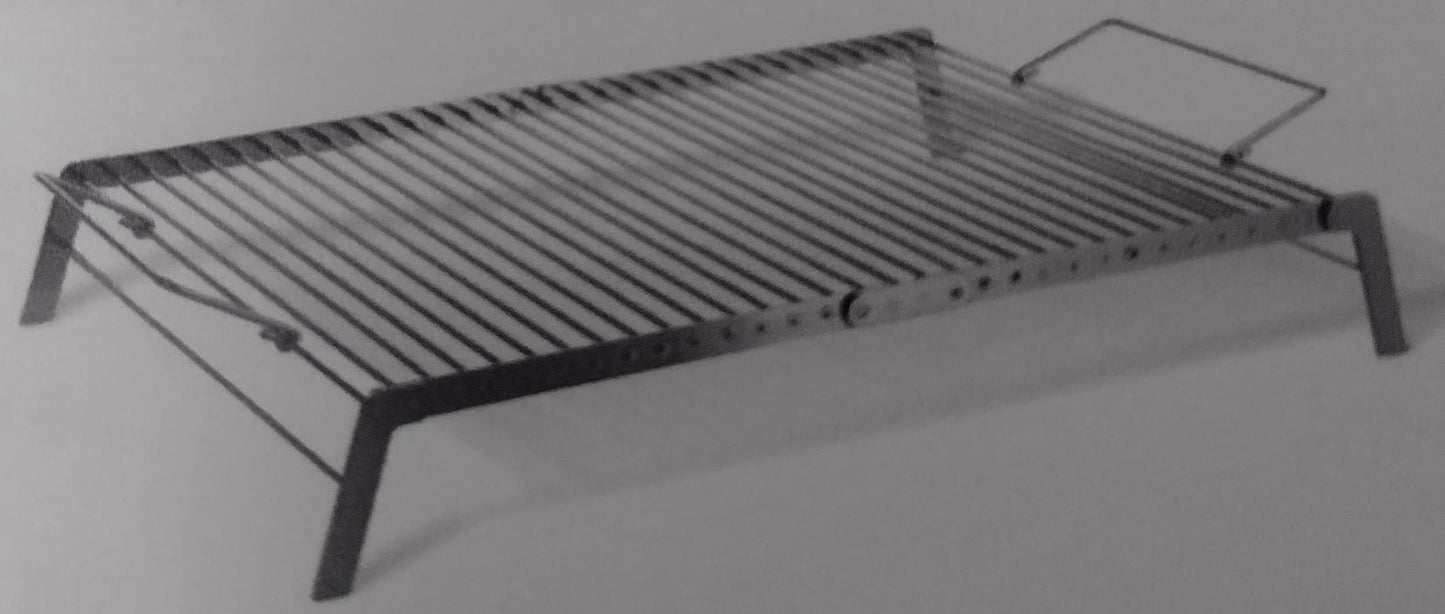 Palazzetti In Giardino Griglia Cottura Smart 76x52 cm Con Piedini In Acciaio Inox Pieghevole Lavabile in Lavastoviglie per la Cottura Orizzontale