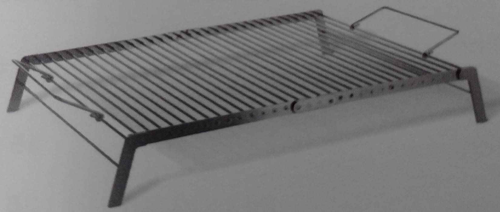 Palazzetti In Giardino Griglia Cottura Smart 76x52 cm Con Piedini In Acciaio Inox Pieghevole Lavabile in Lavastoviglie per la Cottura Orizzontale