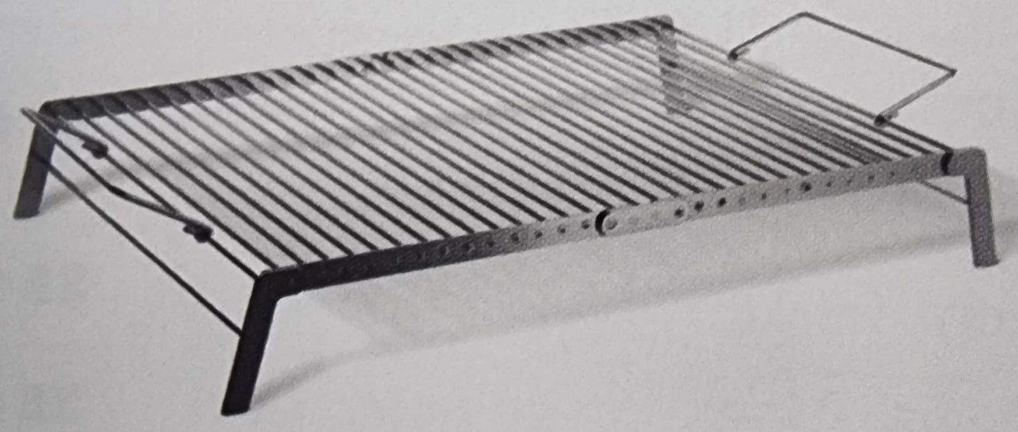 Palazzetti In Giardino Griglia Cottura Smart 76x52 cm Con Piedini In Acciaio Inox Pieghevole Lavabile in Lavastoviglie per la Cottura Orizzontale