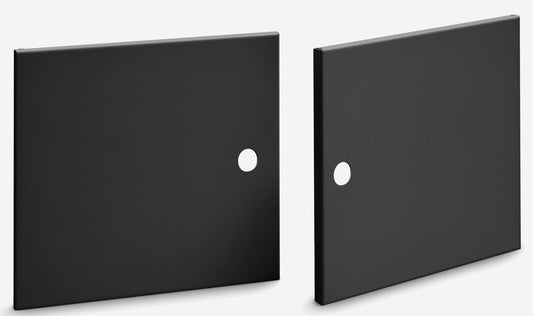 Palazzetti in Giardino Kit 2 Antine Misura 78x33 cm In Metallo Colore Antracite