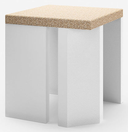 Palazzetti in Giardino Modulo Angolo 70 Struttura Cemento Refrattario Da Verniciare Top Piano Marmotech Levigato Rosso Indispensabile Per Cucine Da Esterno Posizionate In Modo Angolare 70x70 H78 cm 195 kg