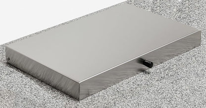 Palazzetti in Giardino Modulo Gas 2 Fuochi 90 Struttura in Cemento Refrattario Da Verniciare Top Marmotech Levigato Grigio Fornello Tradizionale Piano Cottura Acciaio Inox GPL Metano Coperchio Basamento Schienale Pratica Mensola 90x70 H78 cm Peso 300 kg