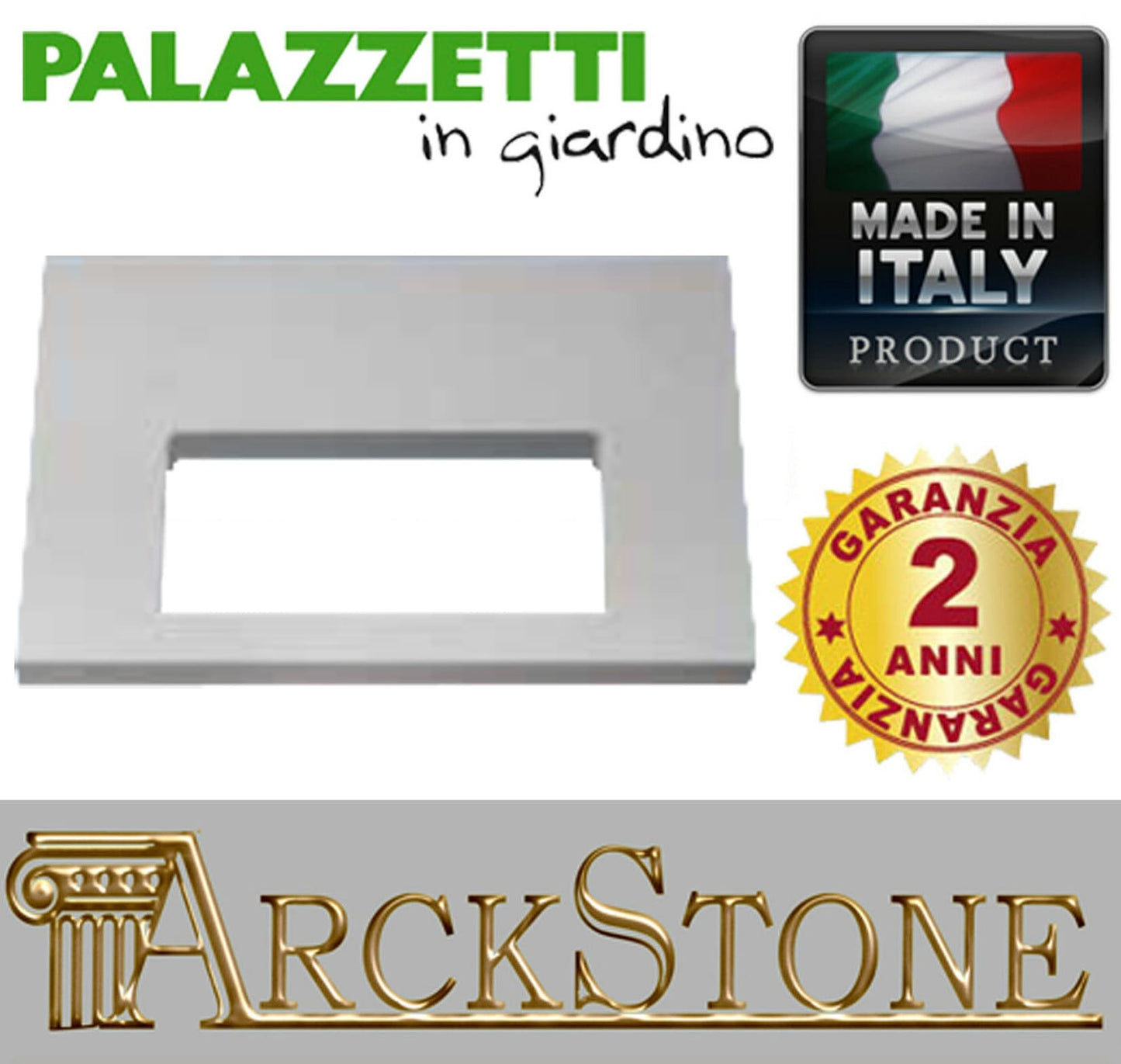 Palazzetti in Giardino Parete Adattatrice per Portina Forno in Ghisa e Vetro Ceramico
