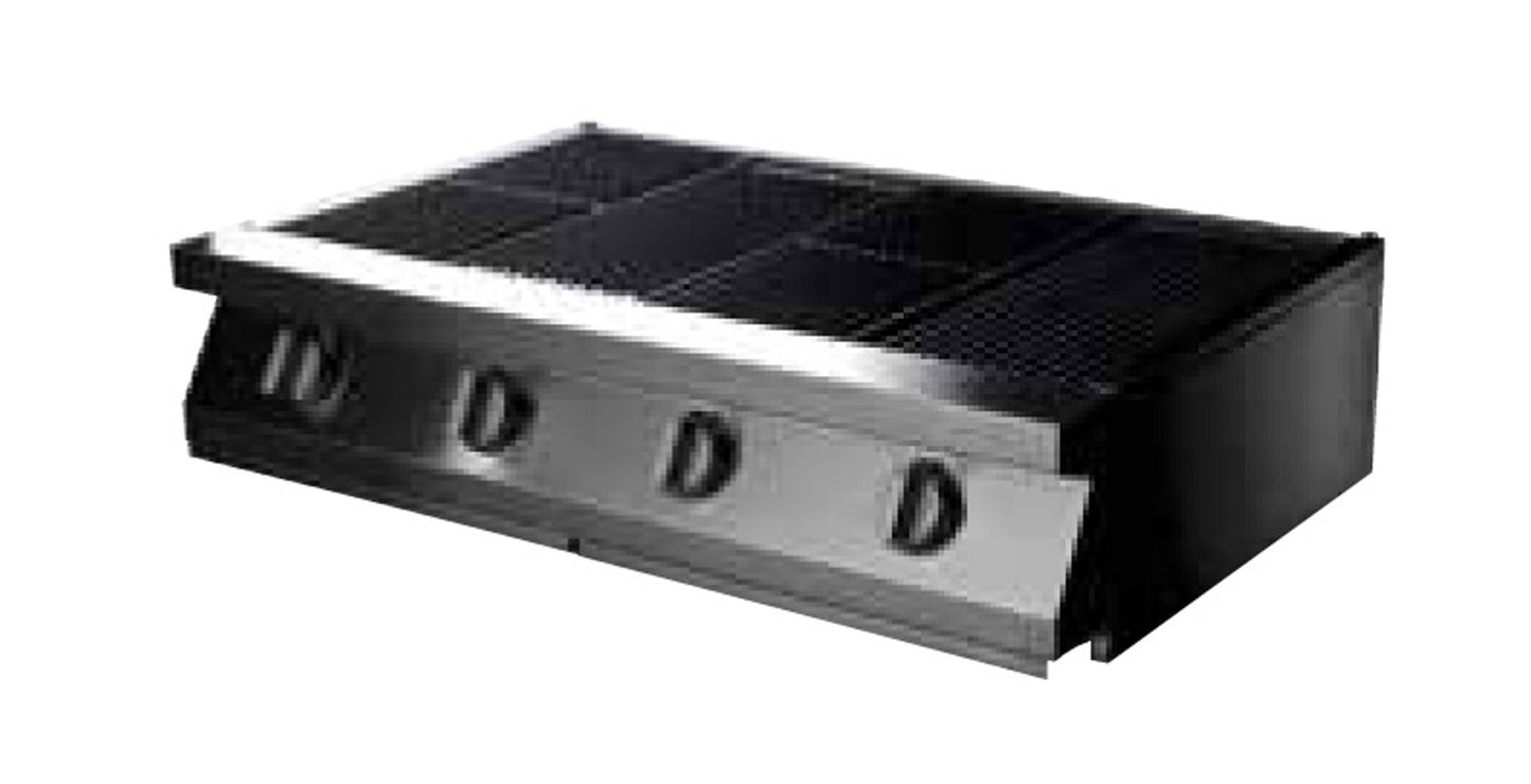 Palazzetti in Giardino Romeo 90 Barbecue Grill a Gas Metano e GPL in Acciaio Inox Senza Coperchio per Interno Esterno 4 Bruciatori Accensione One Touch Diffusori Calore Con Piastra Cottura Ghisa Ampia Vaschetta Raccogli Grasso Misura 90x60xh23 cm 41 Kg