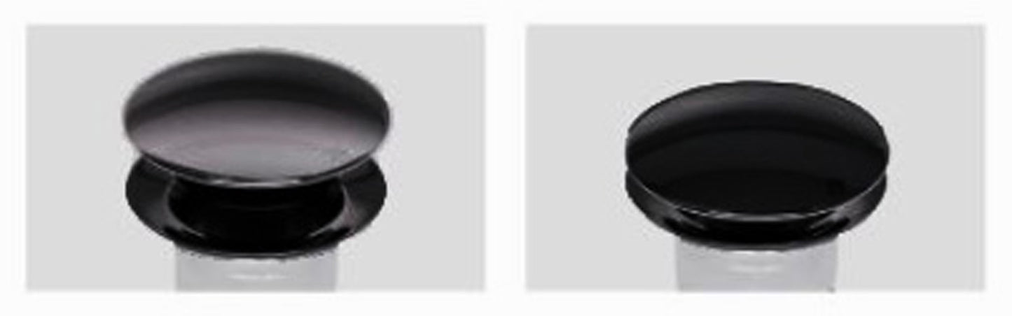 Miscelatore Lavabo Versione Alta Novellini Fly 3 Appoggio Monocomando Materiale Ottone Finitura Nero Compreso Piletta Scarico Click-Clack