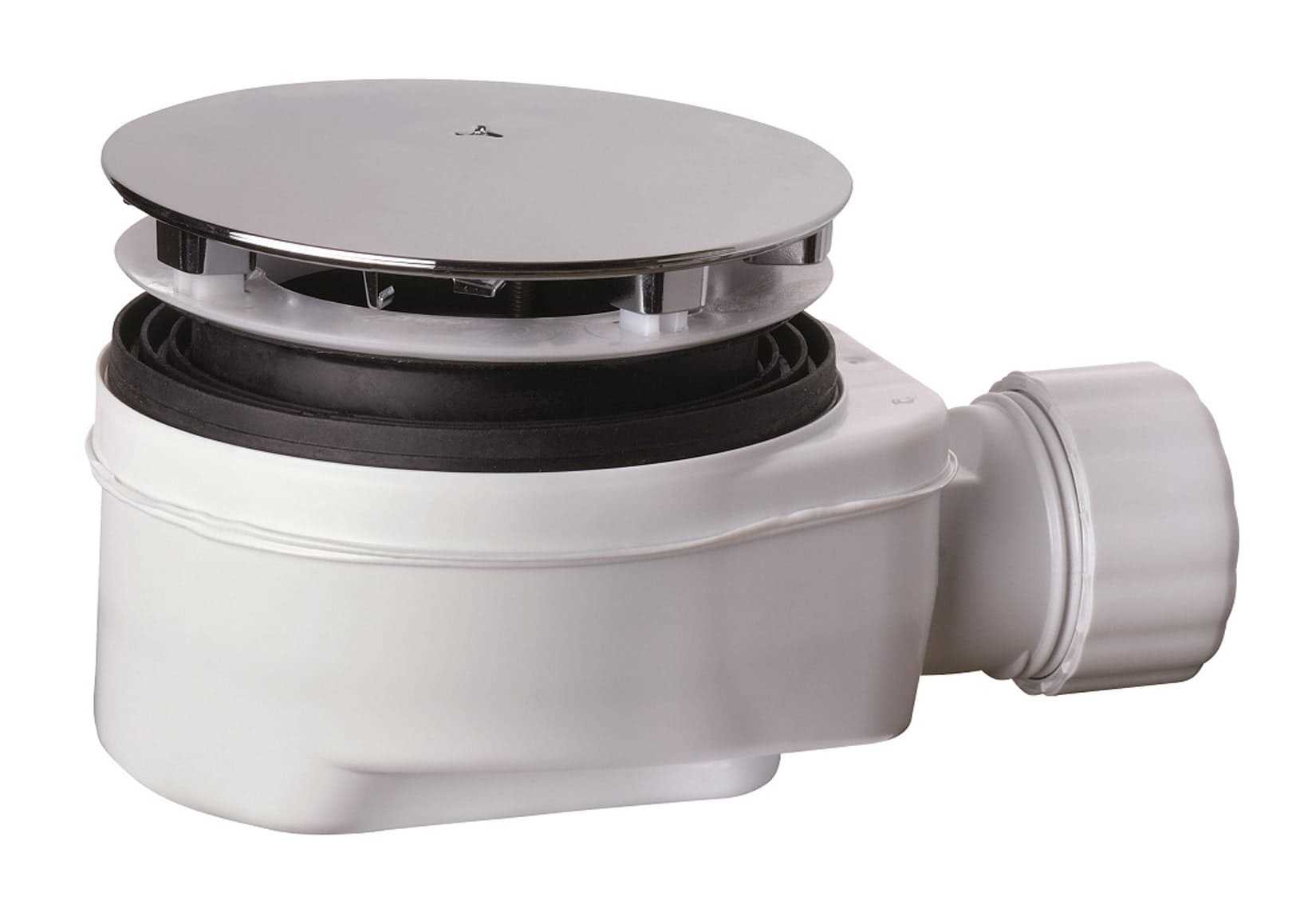 Piletta Scarico Piatto Doccia Cromo ABS Plastica Casa Novellini Diametro Ø 60 mm