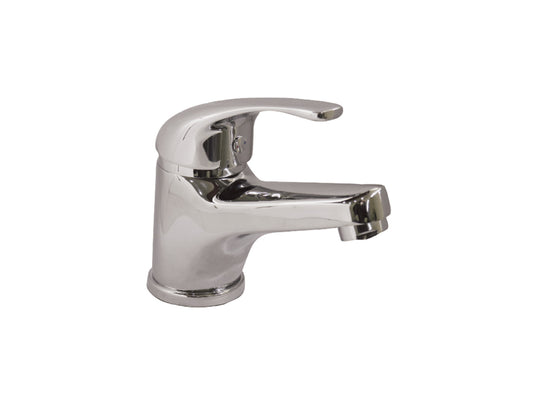 Miscelatore Lavabo Con Piletta Scarico Automatico 1" 1/4" Duemmeggi Premiere Appoggio Monoforo 1 Foro 1 Leva Manopola Monocomando Stile Classico Lunghezza 108,5 mm Altezza 105 mm Ottone Finitura Cromata Made in Italy Garanzia 5 Anni