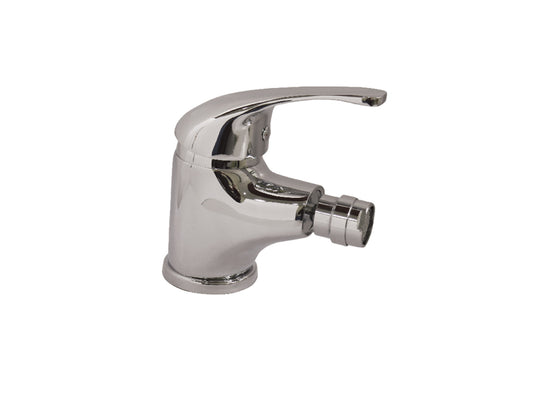 Miscelatore Bidet Con Piletta Scarico Automatico 1" 1/4" Duemmeggi Premiere Appoggio Monoforo 1 Foro 1 Leva Manopola Monocomando Stile Classico Materiale Ottone Finitura Cromata Made in Italy Garanzia 5 Anni