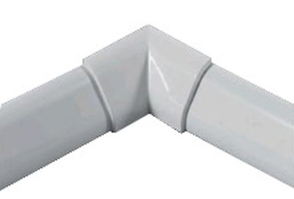 Novellini Profilo di finitura rigido in alluminio bianco per vasche da Bagno 2 lati 185x85 cm con Angolare Altezza 3 cm Profondità 2 cm