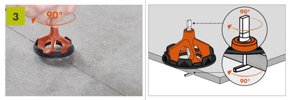 Raimondi RLS Levelling System SOS 130 Viti Basi Autolivellanti Per Sistema Livellante di Emergenza Per Piastrelle Con Spessore Altezza da 3 a 20 mm e Fuga da 1,5 a 5 mm