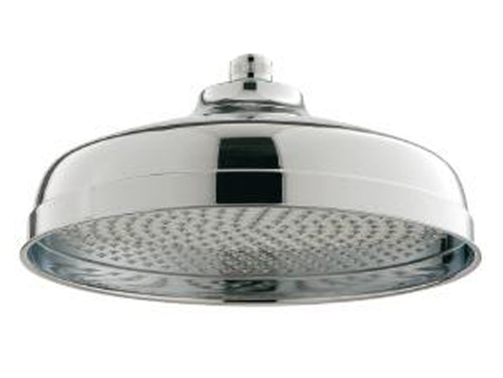 Rubinetterie Treemme 3M Retrò IT RTBR 123 CC Soffione Doccia Tondo In Metallo Anticalcare Diametro Ø 300 mm Stile Classico Finitura Cromata