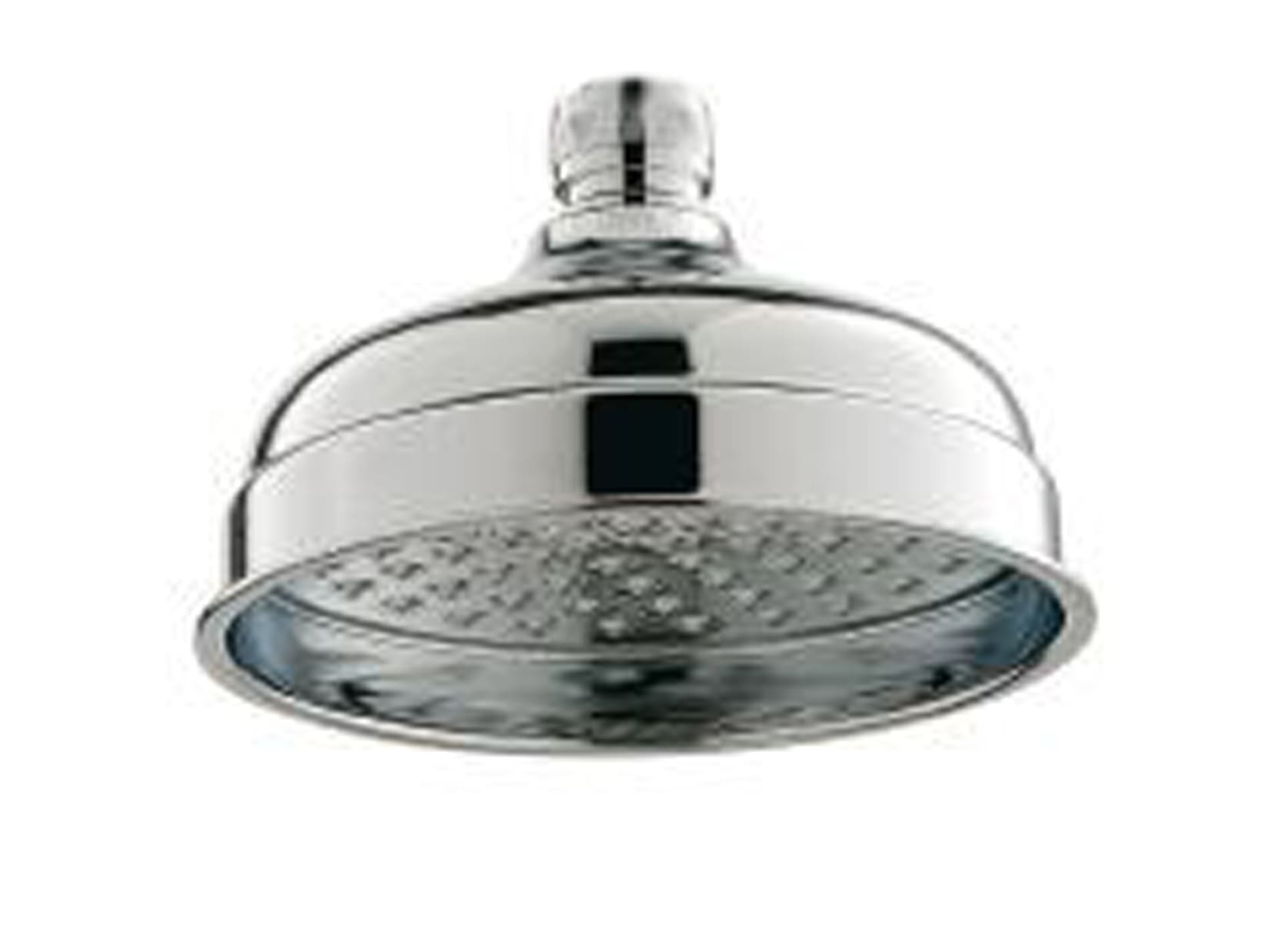 Rubinetterie Treemme 3M Retrò IT RTBR 124 CC Soffione Doccia Tondo In Metallo Anticalcare Diametro Ø 150 mm Stile Classico Finitura Cromata