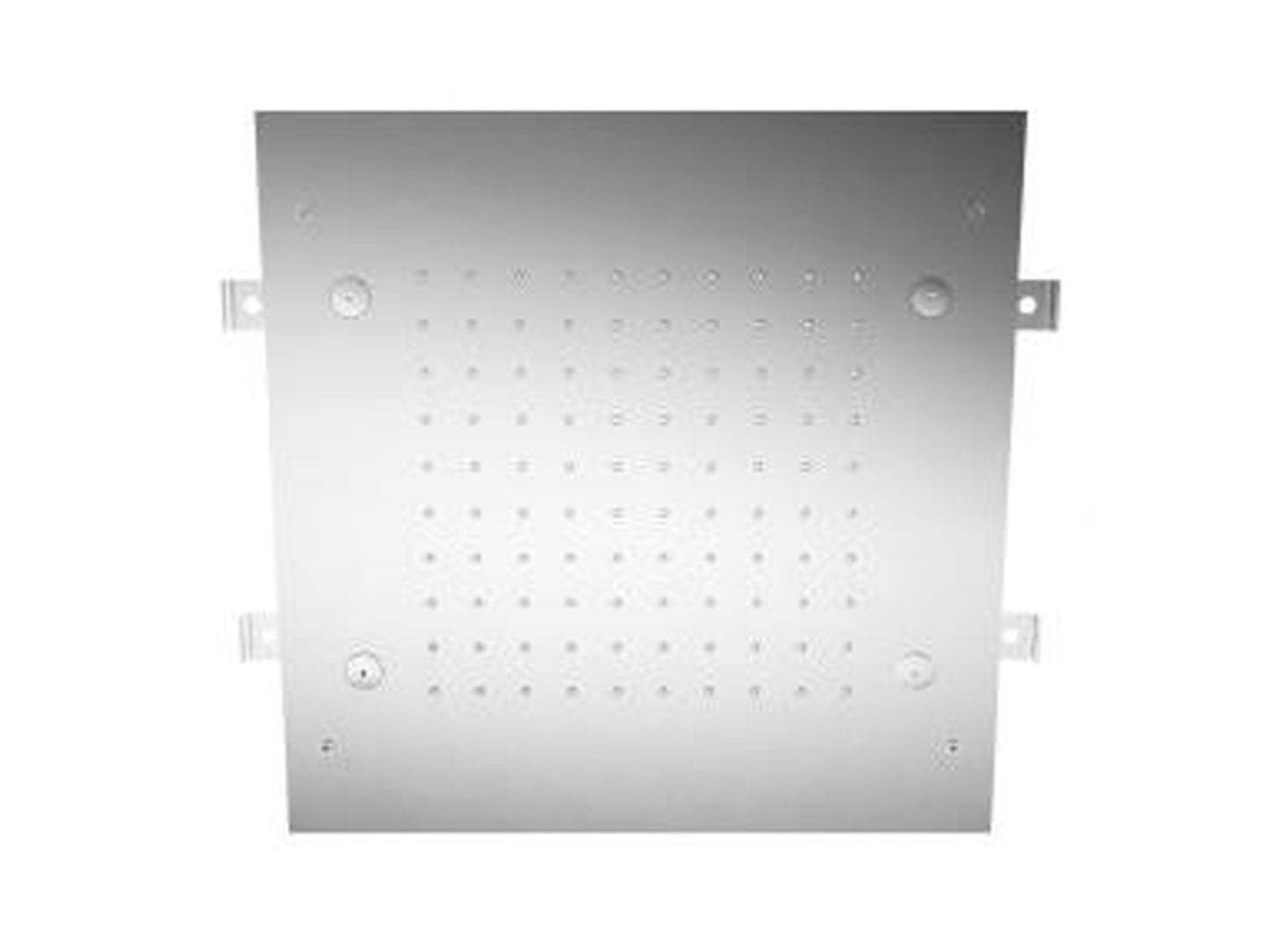 Rubinetterie Treemme SHOWERS Soffione Doccia Quadrato Soffitto Ad Incasso 430x430 mm Con Pioggia E Nebulizzatori Stile Moderno Materiale Acciaio Finitura Acciaio Spazzolato Opaco Inox