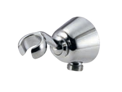 Rubinetterie Treemme 3M Retrò IT RTGA 102 CC Presa Acqua A Muro Con Gancio Snodato Tonda per Doccetta A Mano Materiale Ottone Finitura Cromata