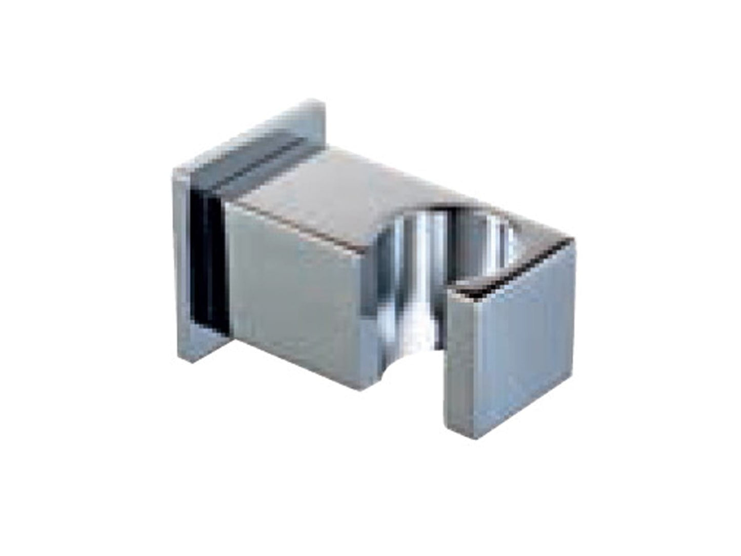 Rubinetterie Treemme SHOWERS & THERMOSTATICS Gancio Fisso A Muro Quadro per Doccetta a Mano Materiale Ottone Finitura Cromata