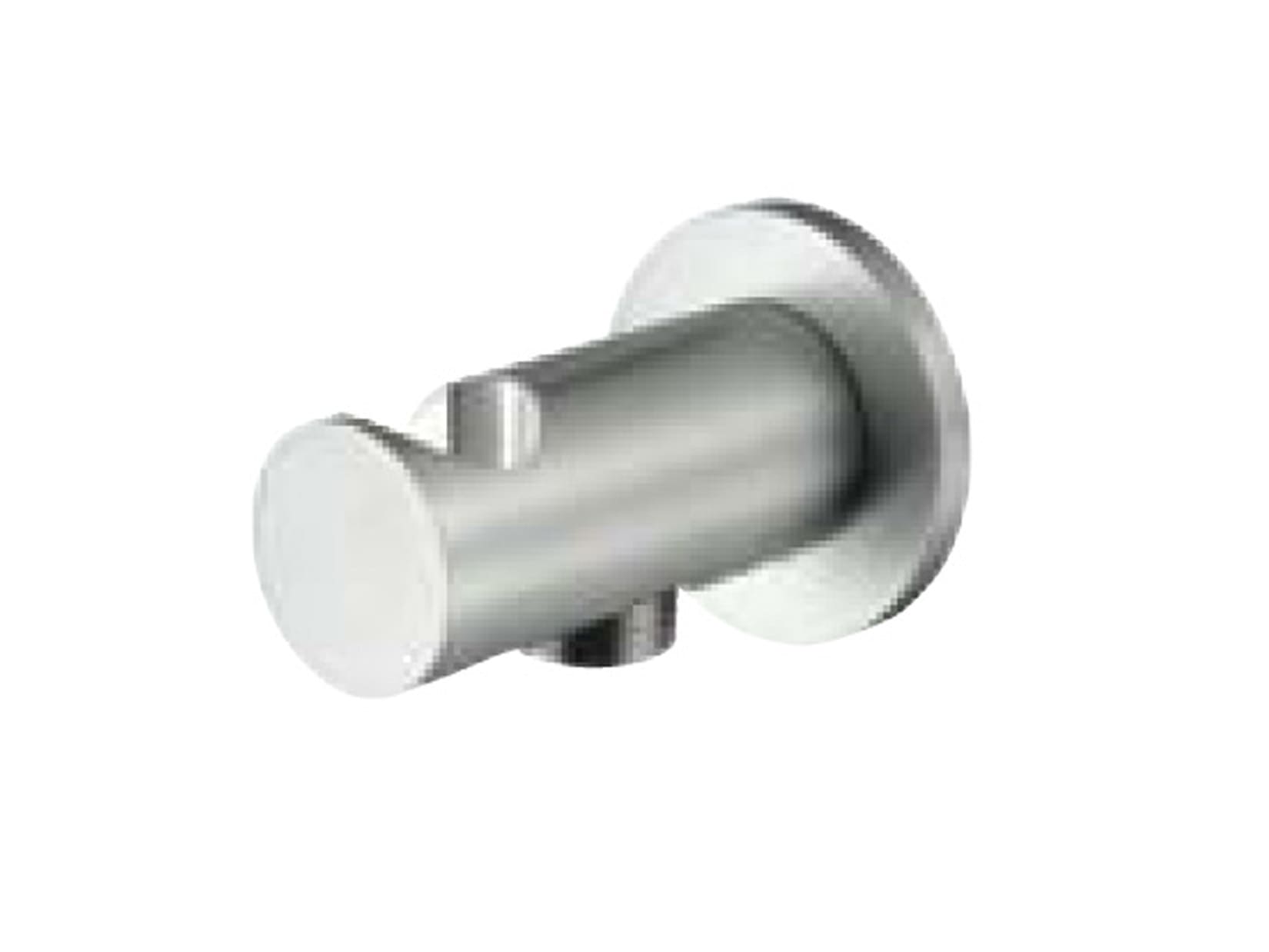 Rubinetterie Treemme SHOWERS Presa Acqua A Muro Con Gancio Fisso Per Doccetta a Mano Materiale Acciaio Finitura Acciaio Spazzolato Opaco Inox