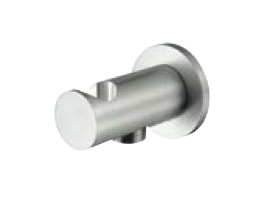 Rubinetterie Treemme SHOWERS Presa Acqua A Muro Con Gancio Fisso Per Doccetta a Mano Materiale Acciaio Finitura Acciaio Spazzolato Opaco Inox