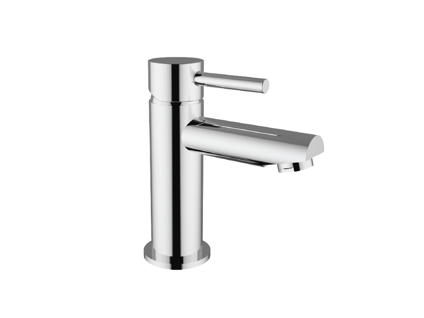 Miscelatore Lavabo Piletta Scarico Automatico 1" 1/4" Duemmeggi Round Appoggio Monoforo Monocomando 1 Leva Manopola Lunghezza 160 mm Altezza 177 mm Stile Moderno Materiale Ottone Finitura Cromata Made in Italy Garanzia 5 Anni