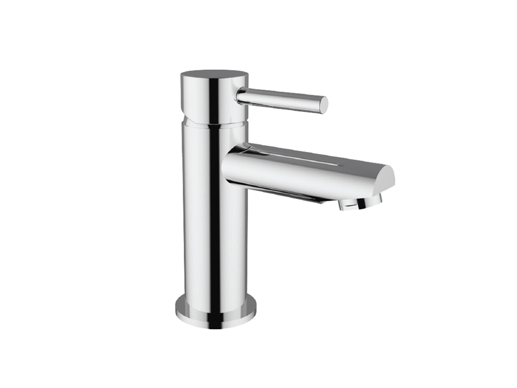 Miscelatore Lavabo Piletta Scarico Automatico 1" 1/4" Duemmeggi Round Appoggio Monoforo Monocomando 1 Leva Manopola Lunghezza 160 mm Altezza 177 mm Stile Moderno Materiale Ottone Finitura Cromata Made in Italy Garanzia 5 Anni
