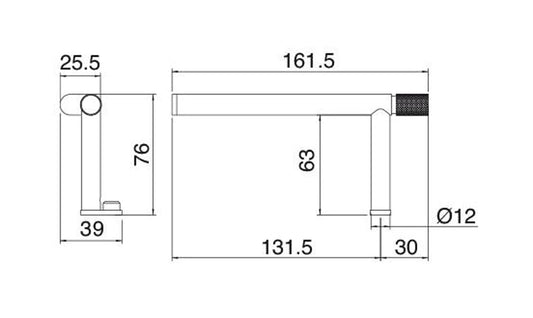 Rubinetterie Treemme 22MM Portacarta Bagno Incasso A Parete Materiale Acciaio Finitura Acciaio Spazzolato Opaco Inox
