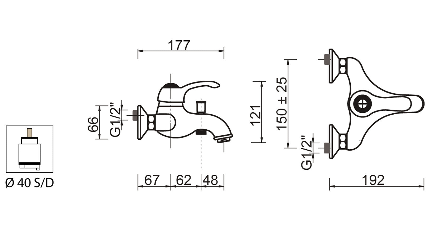 Miscelatore Vasca Esterno Con Duplex E Set Doccia Duemmeggi Zeta Doccetta Parete Muro 3 Fori 1 Leva Manopola Monocomando Stile Classico Ottone Finitura Cromata Made in Italy Garanzia 5 Anni