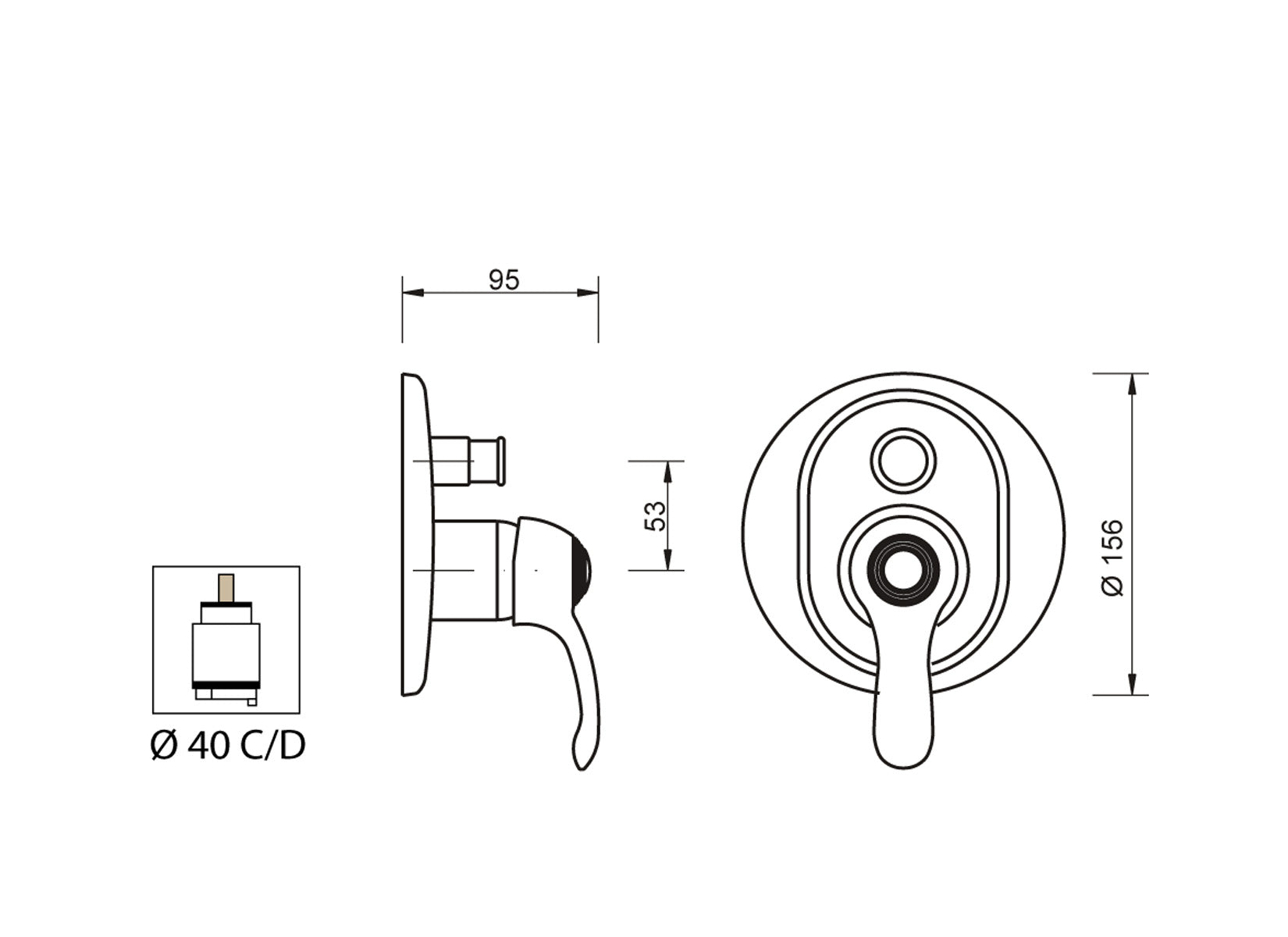 Miscelatore Incasso Doccia Con Deviatore Automatico Piastra Lusso Duemmeggi Zeta 2 Vie 2 Fori Monocomando 1 Leva Manopola Meccanico Muro Parete Stile Classico Ottone Finitura Cromata Made in Italy Garanzia 5 Anni