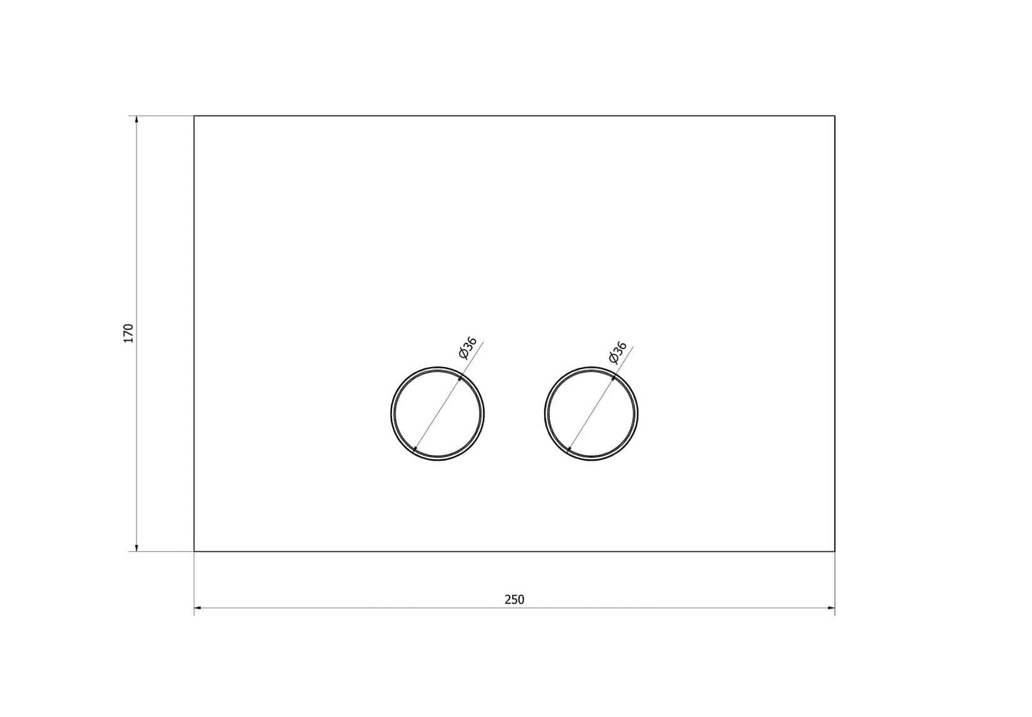 IB Rubinetti BYE BYE Placca Per Cassetta WC "Moderna" Compatibile Per Geberit UP720 / Sigma 8 e UP320 / Sigma 13 A Doppio Volume D'Acqua Stile Moderno Materiale Ottone Finitura Cromata