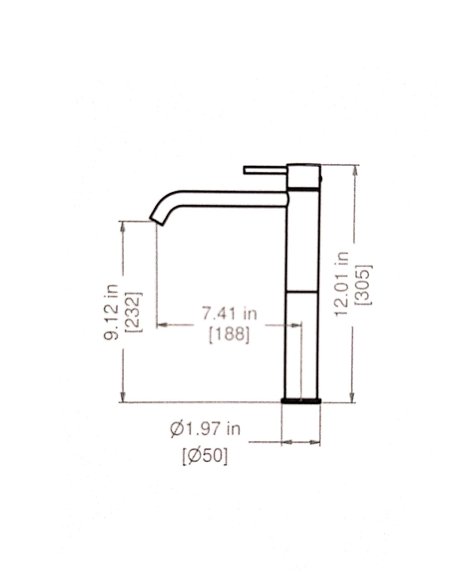 Miscelatore Lavello Monoforo IB Rubinetti Industria Materiale Ottone Finitura Cromata