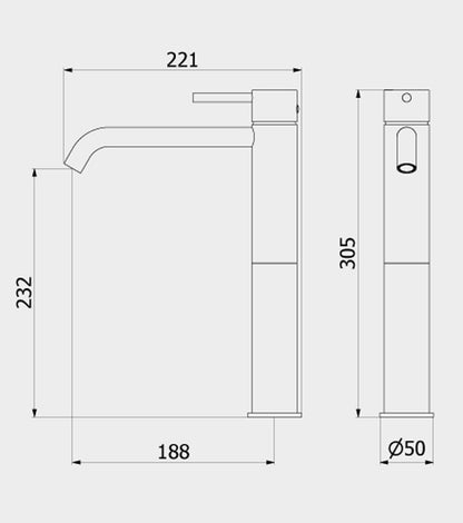 IB Rubinetti KITCHEN Miscelatore Lavello Standard Installazione Appoggio Monoforo Monocomando Stile Moderno Materiale Ottone Finitura Cromata